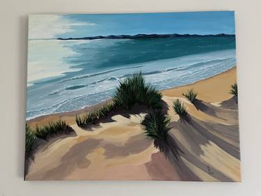 Original Beach Painting by Marie Botsford