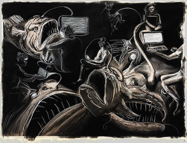 Print of Black & White Science/Technology Drawings by Sam Price