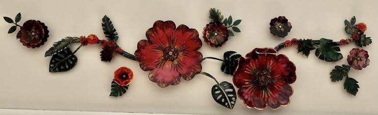 Original Fine Art Floral Sculpture by Farrin Chwalkowski