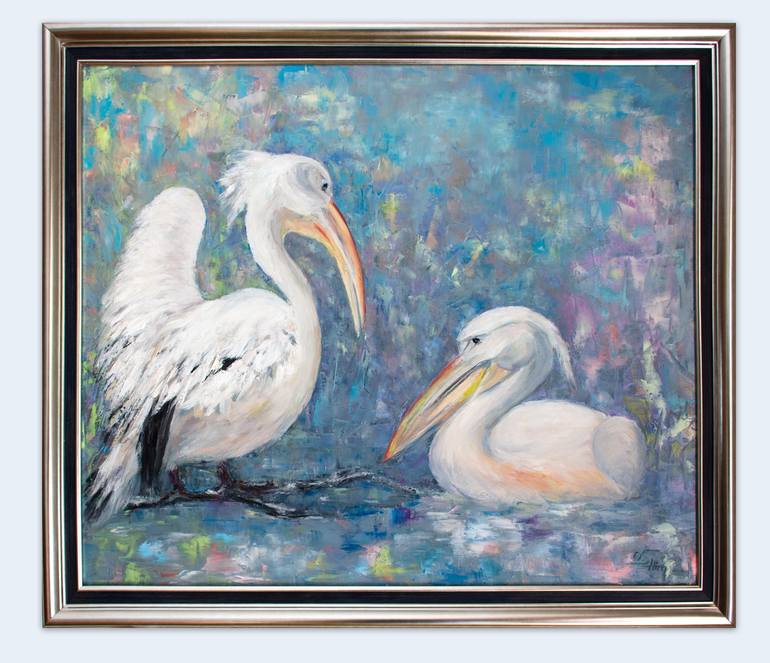 Original Contemporary Animal Painting by Oxana Shimanchuk