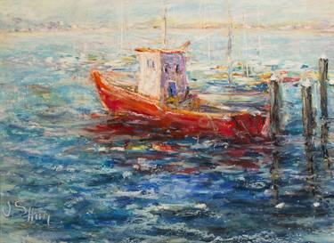 Print of Expressionism Ship Drawings by Oxana Shimanchuk