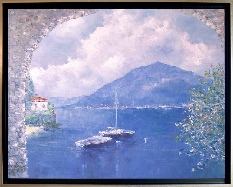 Original Expressionism Landscape Painting by Oxana Shimanchuk