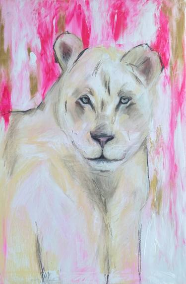 Original Abstract Animal Paintings by Isabell Bassett