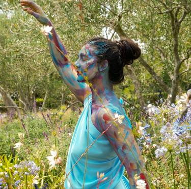 Original Abstract Expressionism Garden Photography by Isabella Violet
