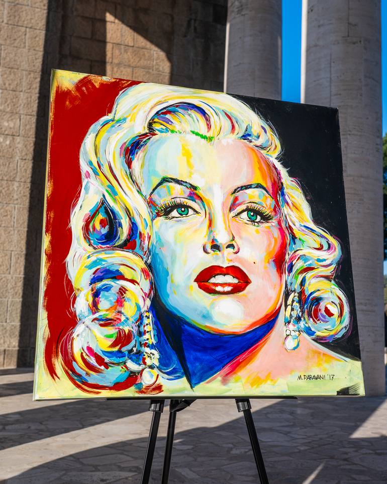 Original Pop Art Cinema Painting by Massimo Paravani