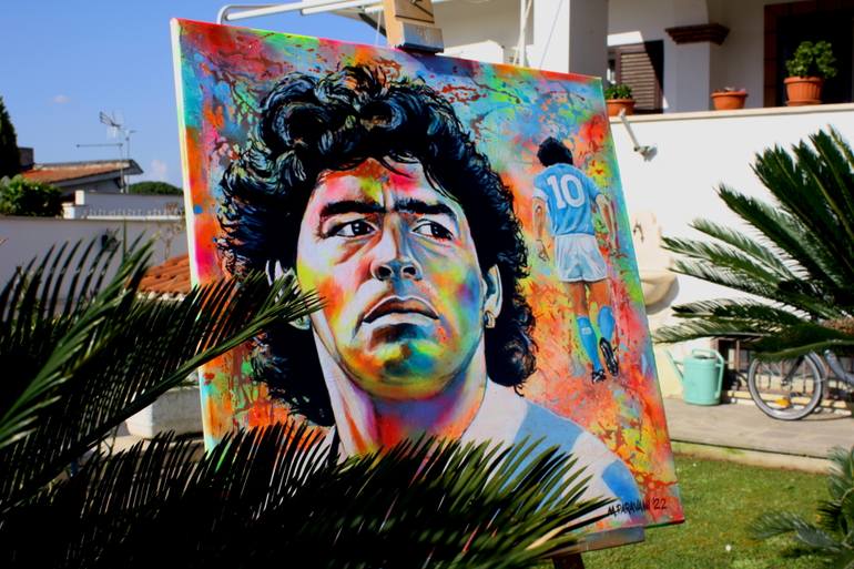 Original Contemporary Sports Painting by Massimo Paravani
