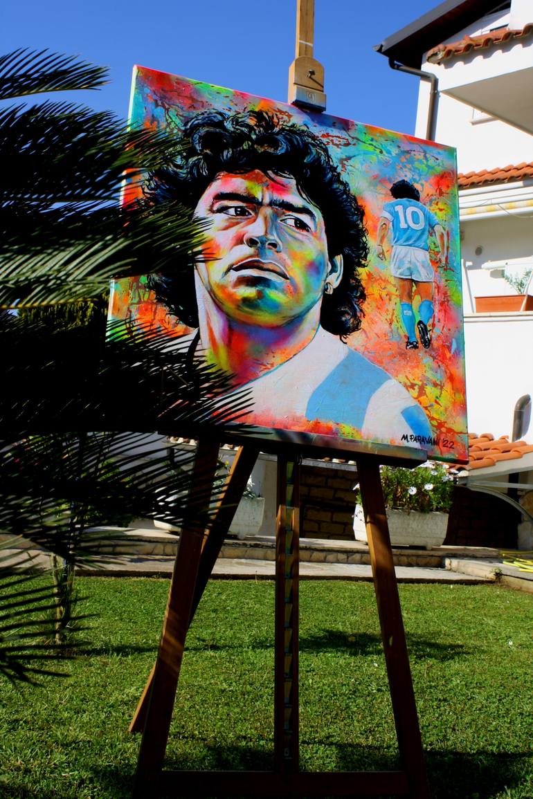 Original Contemporary Sports Painting by Massimo Paravani