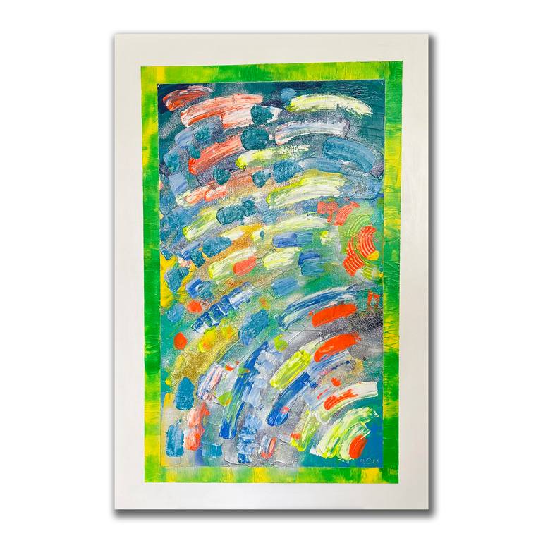 Original Abstract Expressionism Abstract Painting by Vladilena Cherednichenko