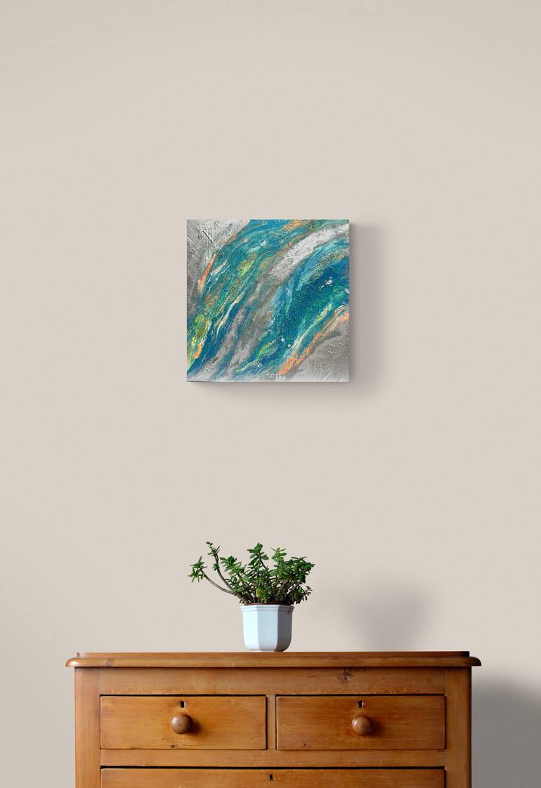 Original Abstract Expressionism Abstract Painting by Vladilena Cherednichenko