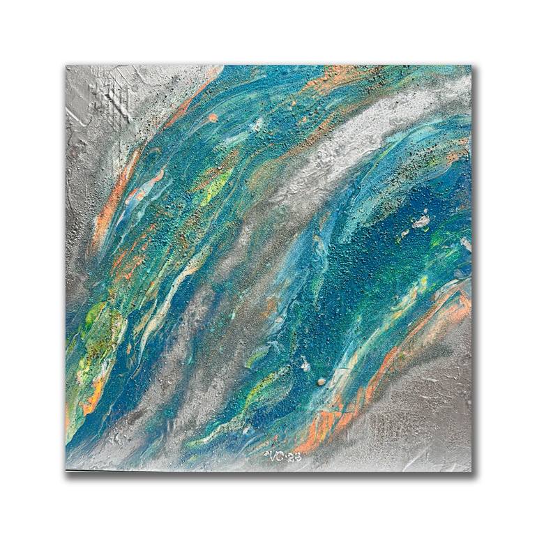 Original Abstract Expressionism Abstract Painting by Vladilena Cherednichenko