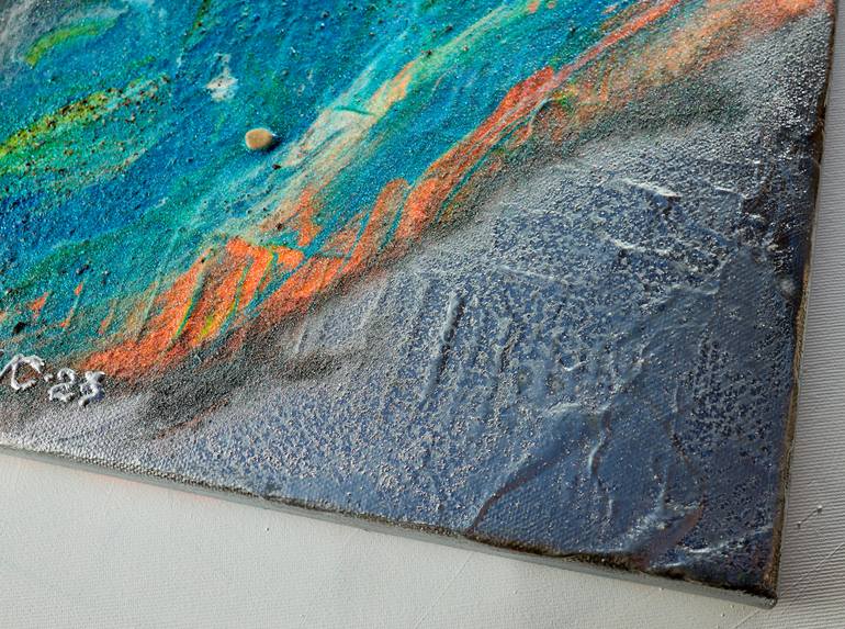 Original Abstract Expressionism Abstract Painting by Vladilena Cherednichenko