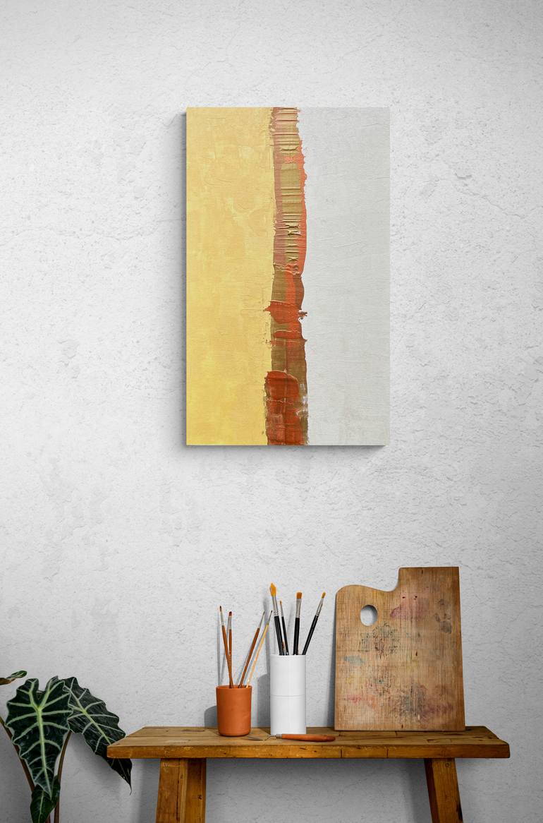 Original Modernism Abstract Painting by Vladilena Cherednichenko