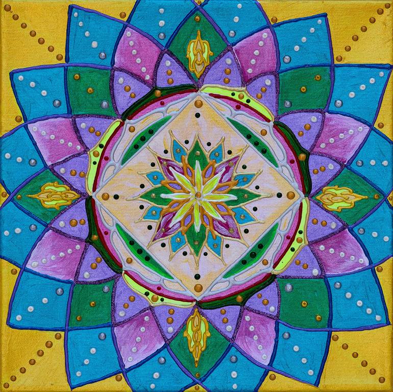 Print of Modernism Geometric Paintings by Vladilena Cherednichenko
