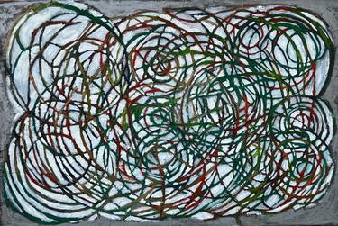 Infinity lines.oil canvas painting thumb