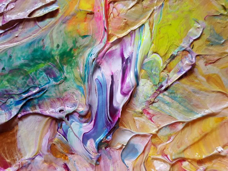 Original Abstract Expressionism Abstract Painting by Eric Chamberlain