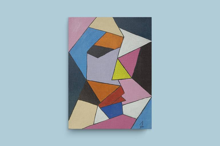 Original Abstract Expressionism Abstract Painting by Jyoti Goswami