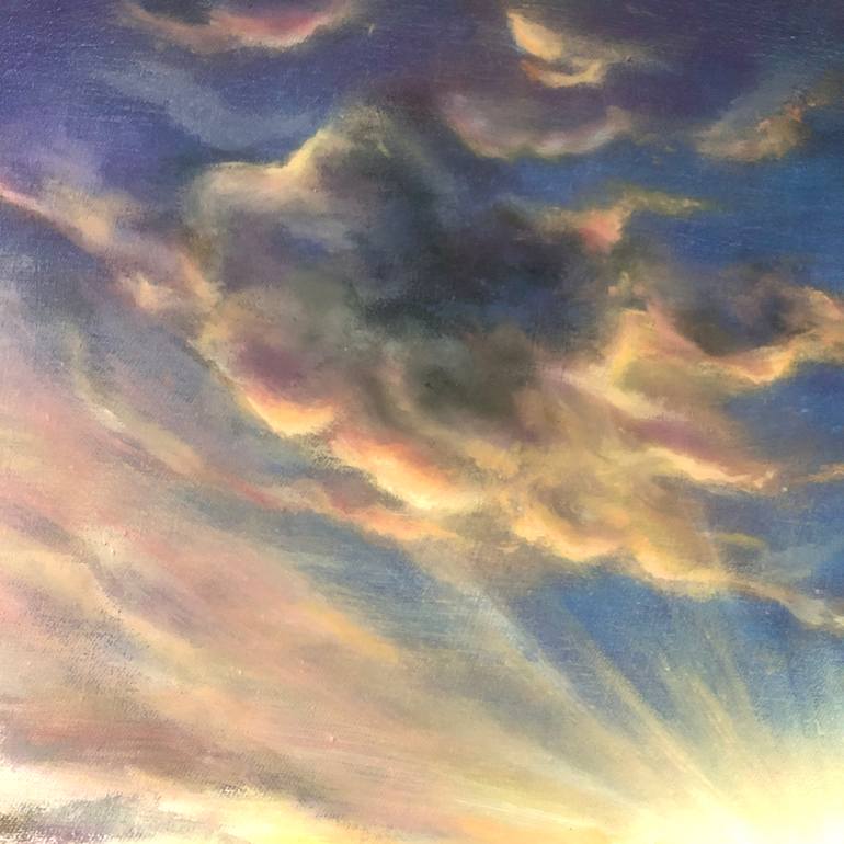 Original Expressionism Landscape Painting by Madina Tairova