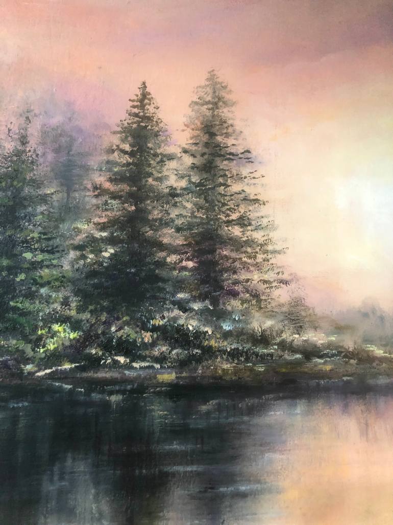 Original Impressionism Landscape Painting by Madina Tairova