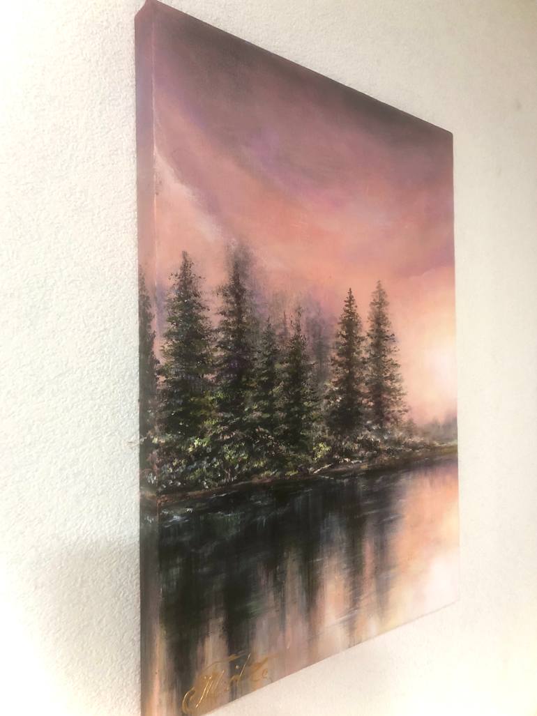 Original Impressionism Landscape Painting by Madina Tairova