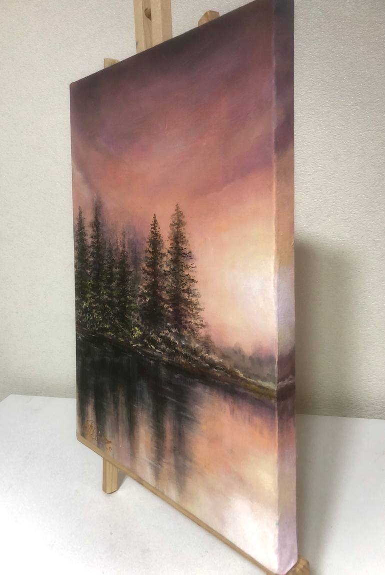 Original Impressionism Landscape Painting by Madina Tairova