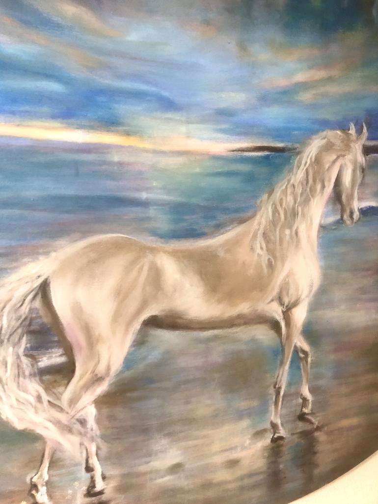 Original Conceptual Horse Painting by Madina Tairova