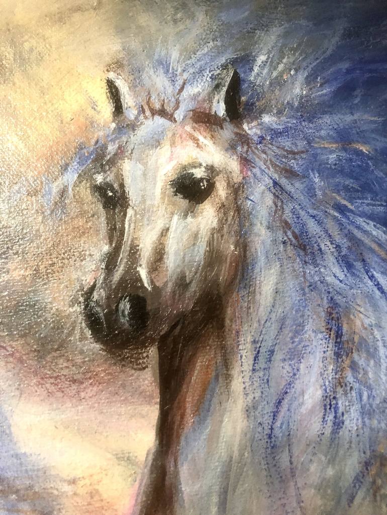 Original Horse Painting by Madina Tairova