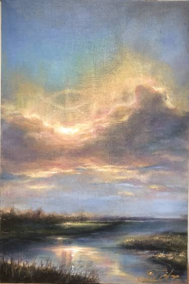 Print of Impressionism Landscape Paintings by Madina Tairova