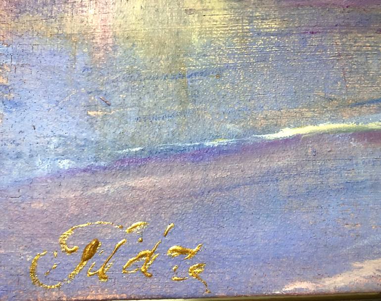 Original Abstract Landscape Painting by Madina Tairova