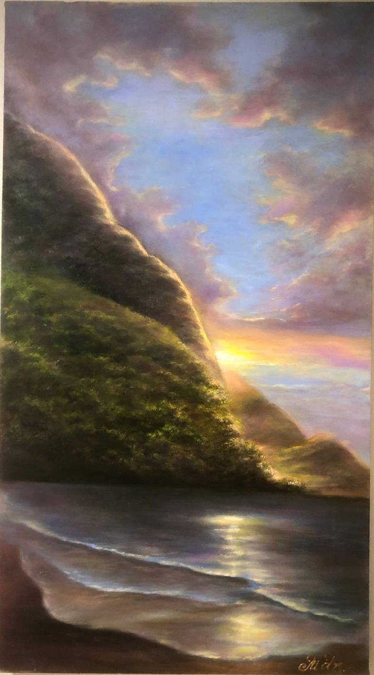 Original Landscape Painting by Madina Tairova | Impressionism Art on Canvas | A Place of Power" Realistic Landscape