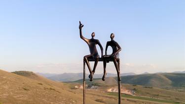 Original Figurative People Sculpture by Plamen Dimitrov