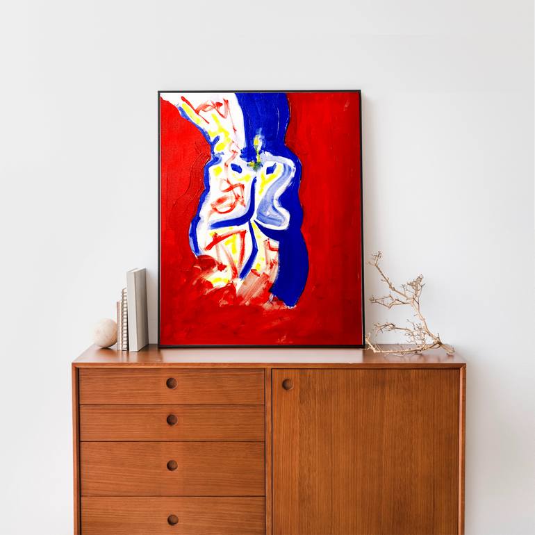 Original Abstract Expressionism Abstract Painting by Anna Gaikovich