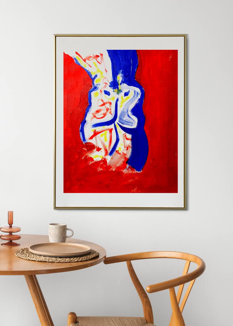 Original Abstract Expressionism Abstract Painting by Anna Gaikovich