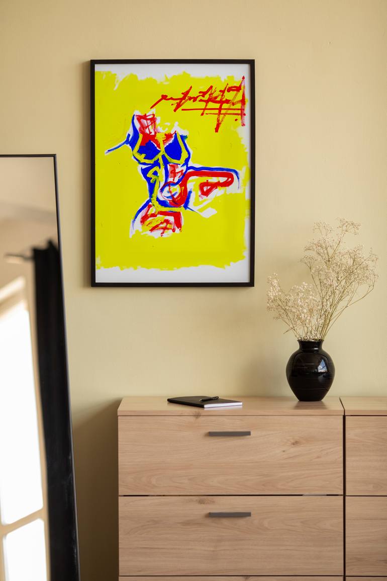 Original Abstract Expressionism Abstract Painting by Anna Gaikovich