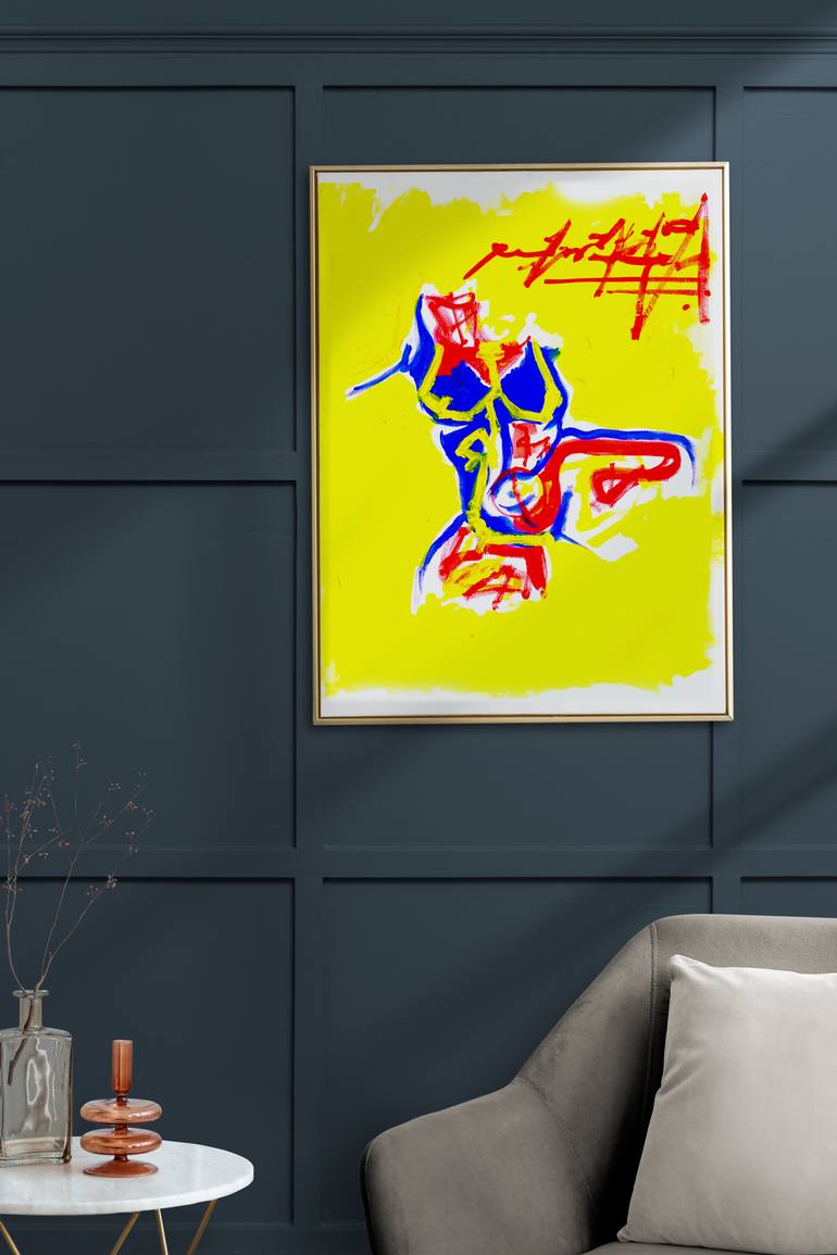 Original Abstract Expressionism Abstract Painting by Anna Gaikovich