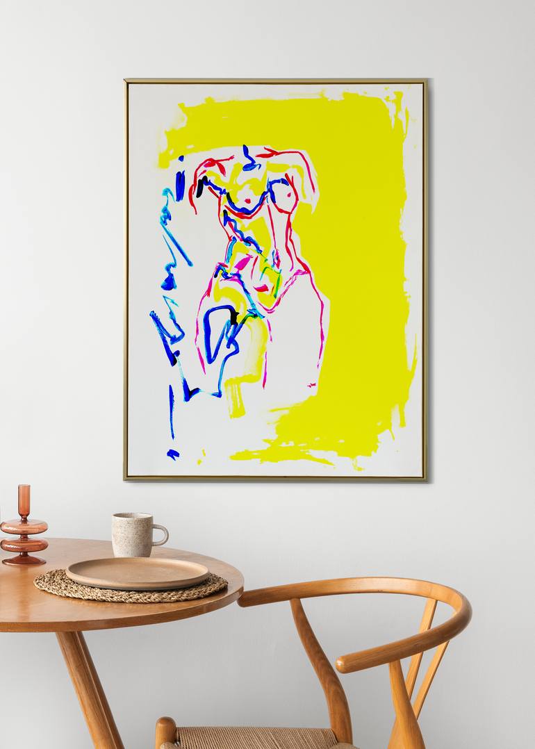 Original Abstract Expressionism Abstract Painting by Anna Gaikovich