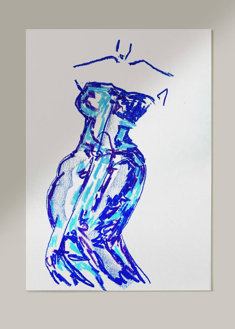 Original Figurative Body Painting by Anna Gaikovich