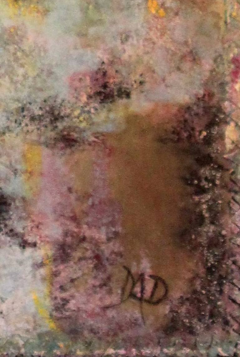 Original Abstract Landscape Painting by Dominique Comolet