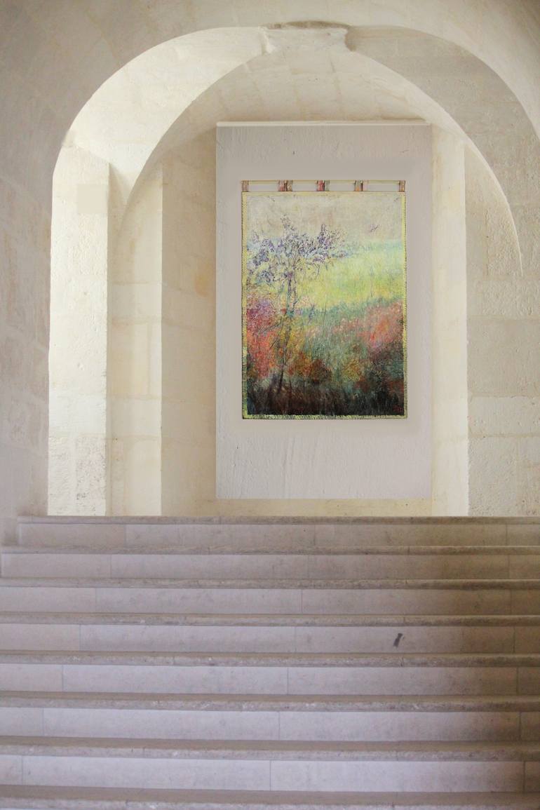 Original Impressionism Landscape Painting by Dominique Comolet