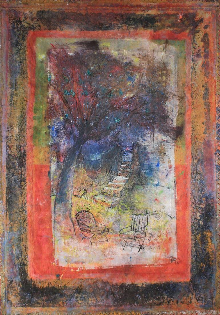 Original  Painting by dominique comolet