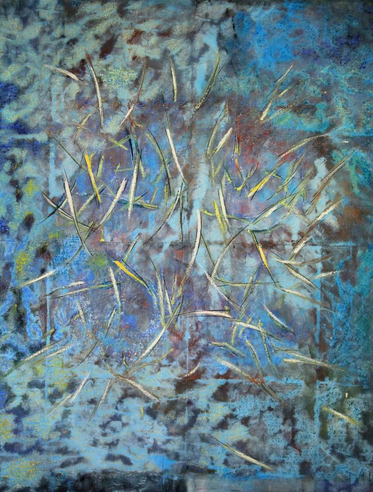 Original Expressionism Abstract Painting by Dominique Comolet