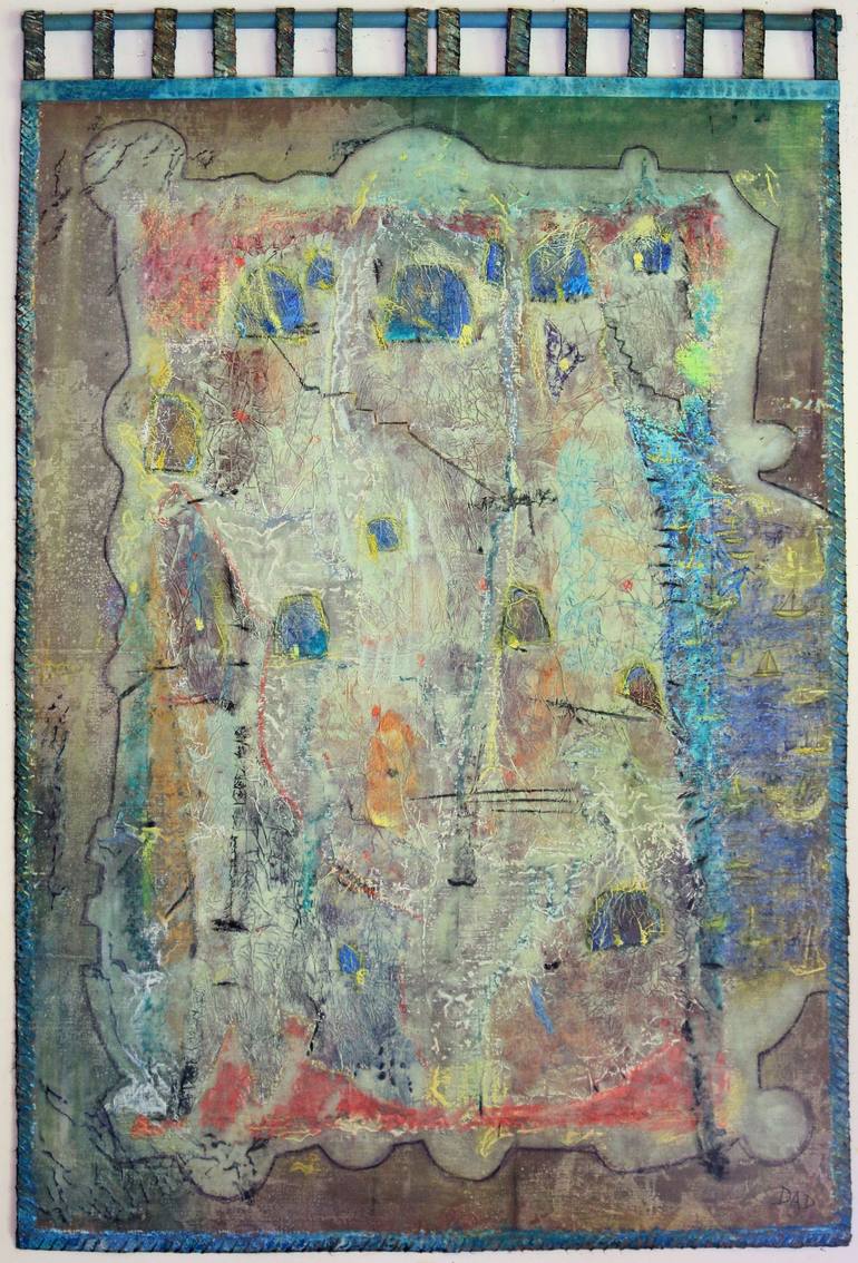 Print of Fine Art Abstract Paintings by Dominique Comolet