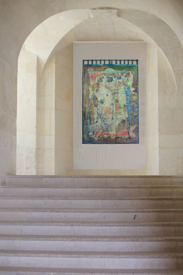 Original Expressionism Abstract Painting by Dominique Comolet