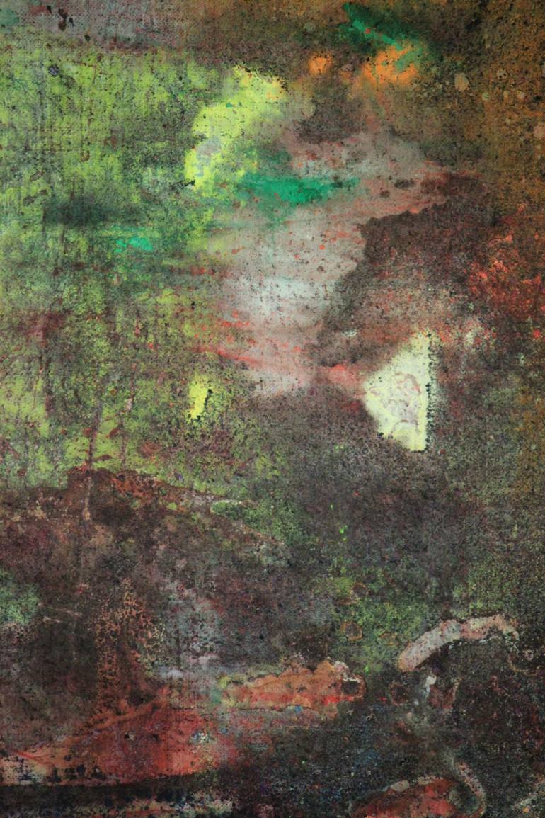 Original Expressionism Abstract Painting by Dominique Comolet