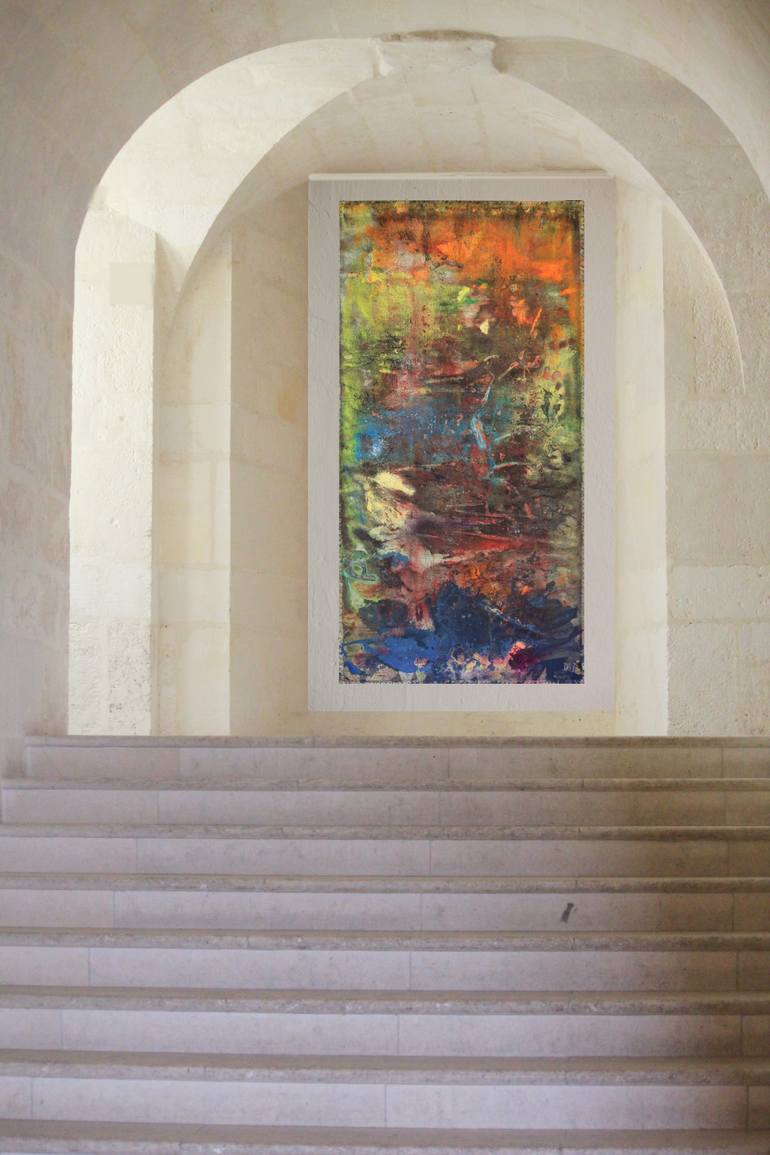 Original Expressionism Abstract Painting by Dominique Comolet