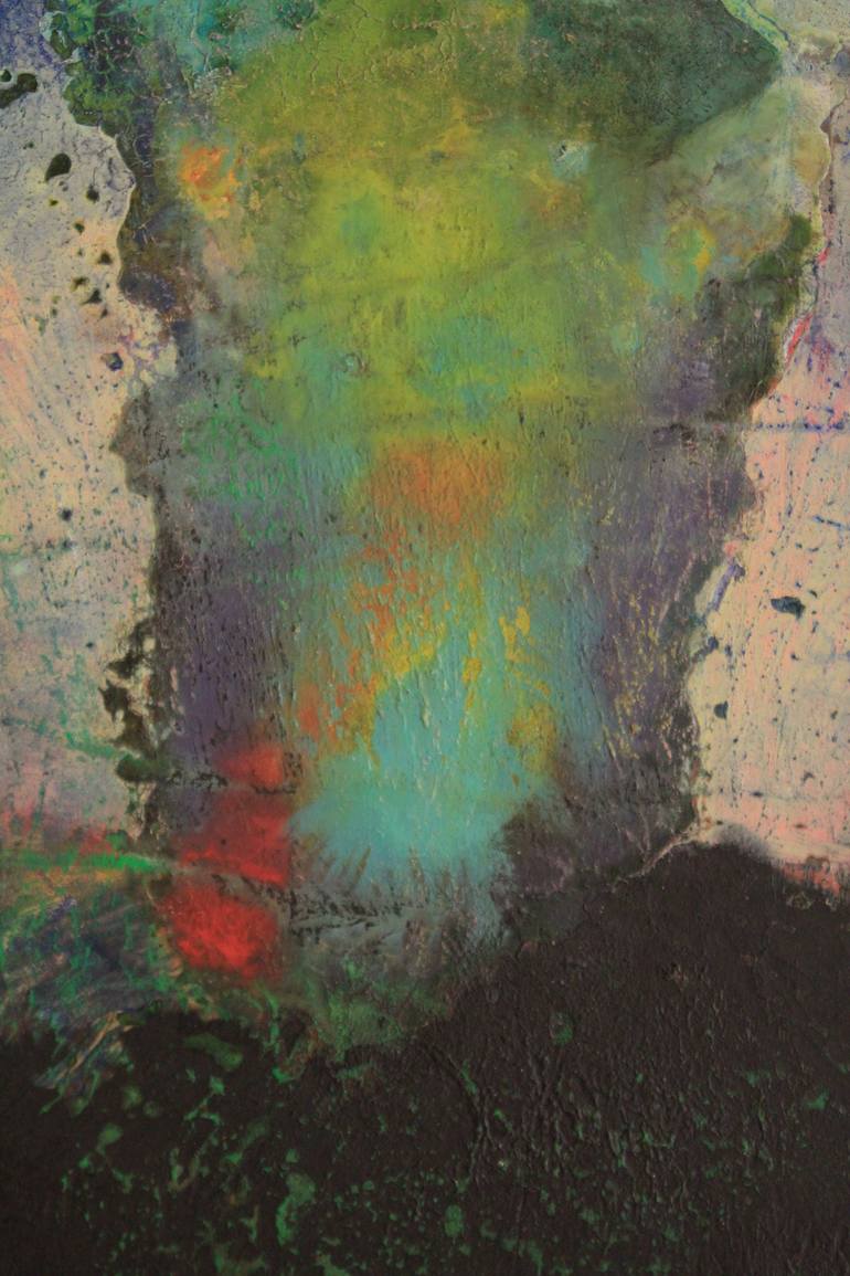 Original Abstract Expressionism Abstract Painting by Dominique Comolet