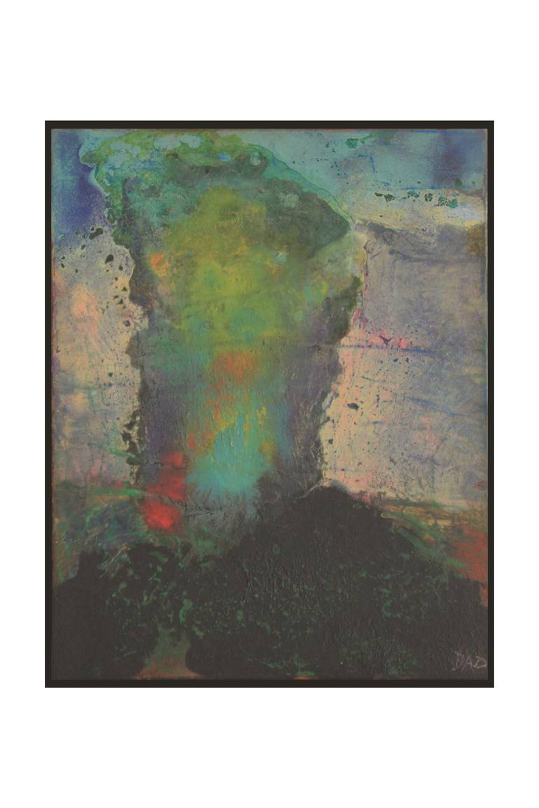 Original Abstract Expressionism Abstract Painting by Dominique Comolet