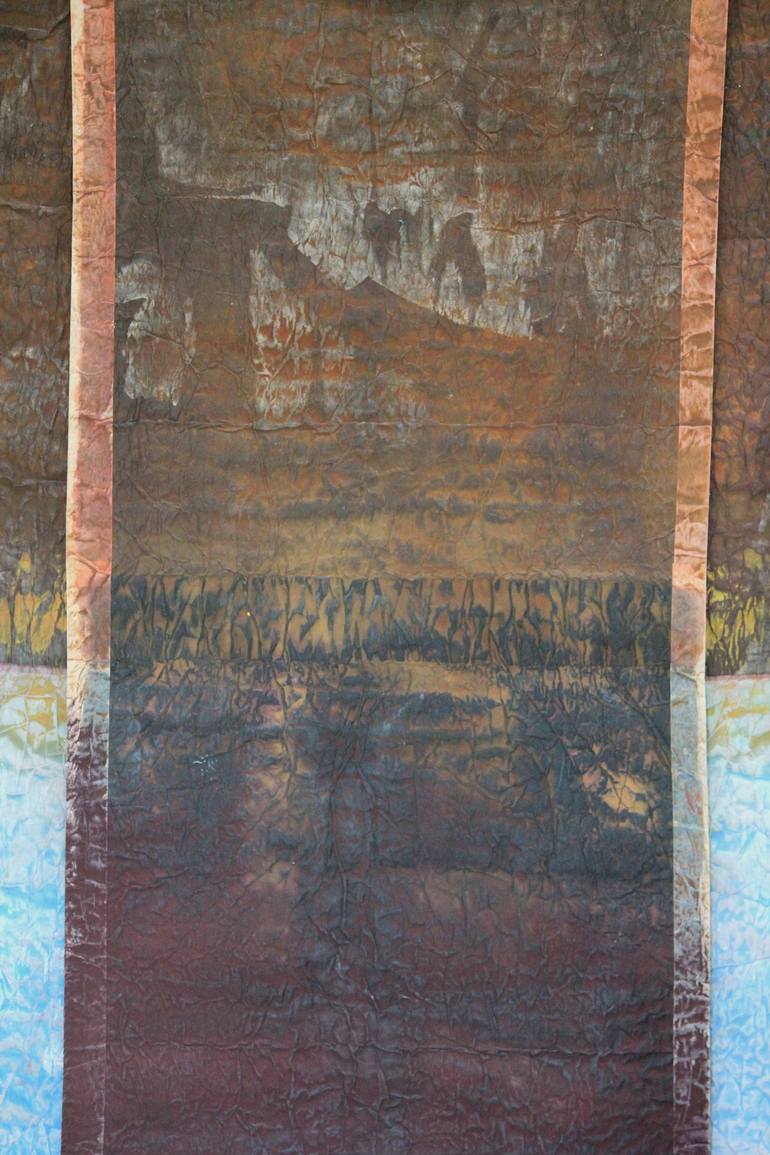 Original Abstract Expressionism Abstract Painting by Dominique Comolet
