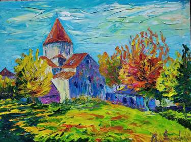Original Impressionism Landscape Paintings by Рафаель Джавахян