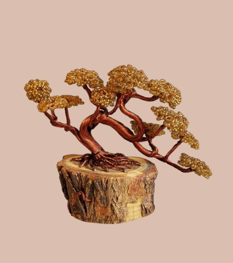 Original Art Deco Nature Sculpture by Pavli Lale