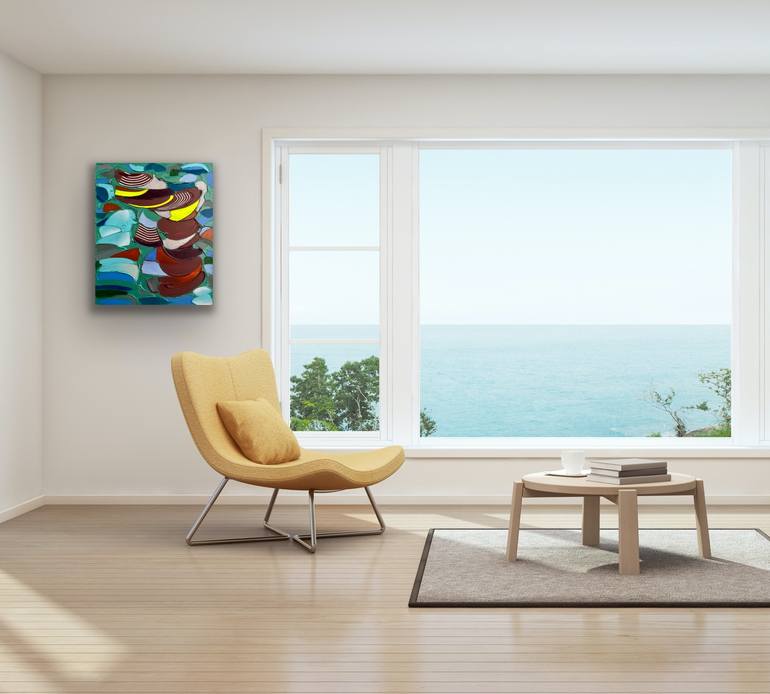 Original Abstract Expressionism Abstract Painting by Caity Salamanca